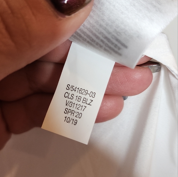 NWT Banana Republic White Single Button Blazer Womens Plus Size 18 - Picture 15 of 15